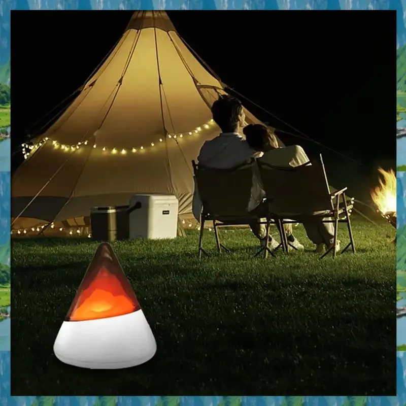 The New Touch-Controlled LED Night Light USB Rechargeable For Outdoor Camping, Home Decor