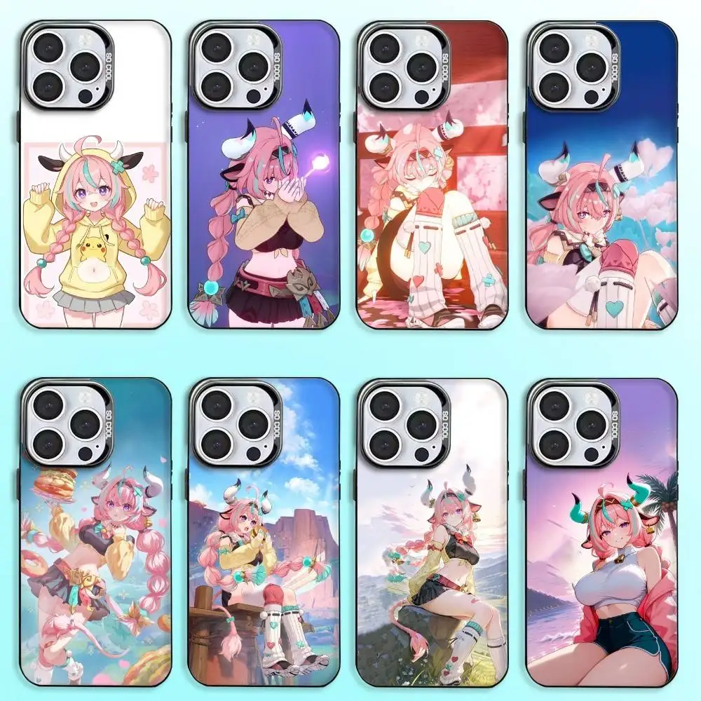 

V-Varesa G-Genshin Impact Phone Case For iPhone17,16,15,14,13,12,11 Plus,Pro Max Black Candy Matte Shockproof Cover