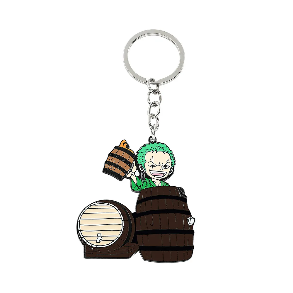 Cartoon Anime Onepiece Keychain - Luffy Chopper Solon Alloy Keychain Jewelry, Decorative Gifts for Anime Fans