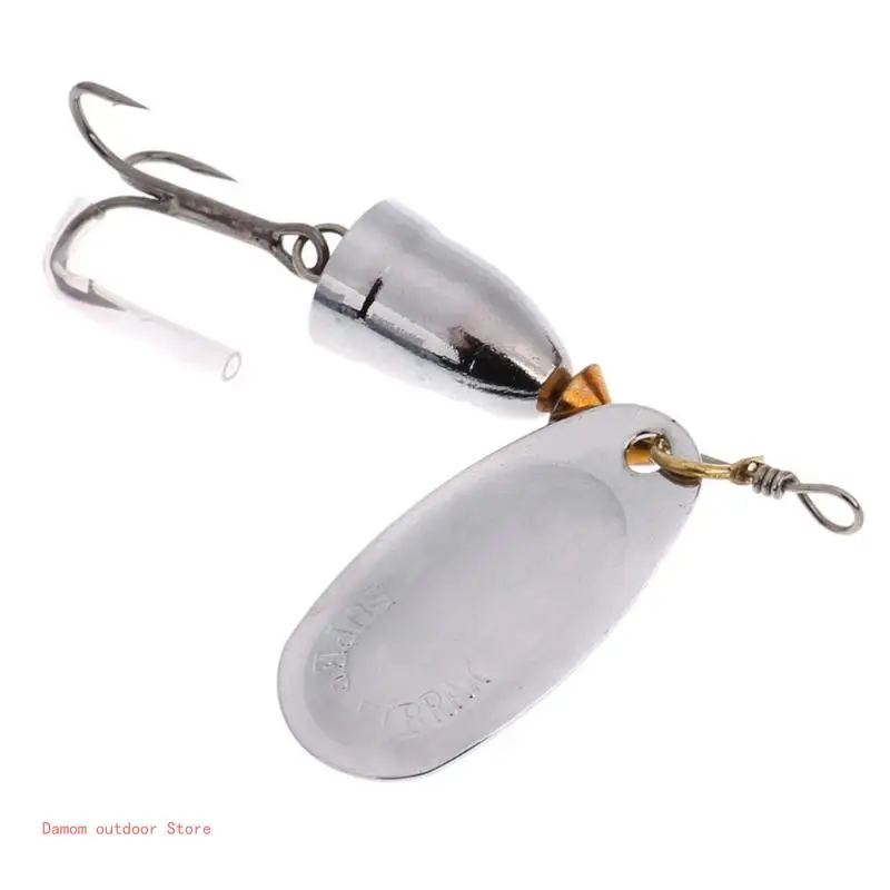 Fishing Lure Spinner Baits Topwater Bass Fishing Lures Spinner Fishing Lures with Triple Hooks Sequins Artificial Baits