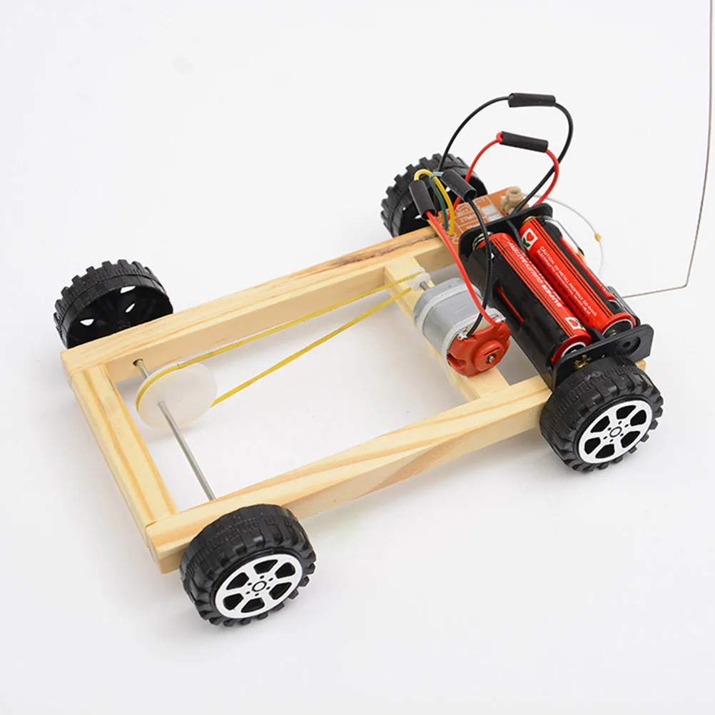 Modèle de voiture jouet télécommandé à quatre roues motrices, petite taille, Kit scientifique éducatif pour enfants, bricolage, cadeau pour enfants