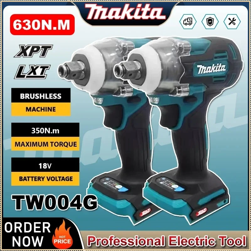 

Бесщеточный аккумуляторный шуруповерт Makita TW004G 30Нм, перезаряжаемая дрель-шуруповерт для 18В аккумуляторных инструментов