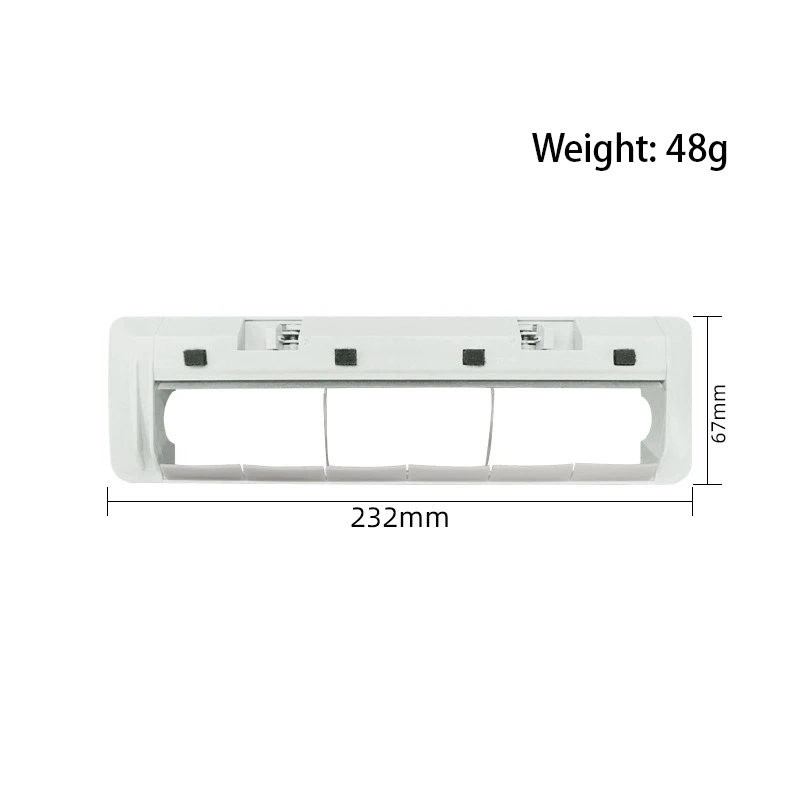 1 шт. крышка основной щетки, белый комплект сменных аксессуаров для пылесоса Dreame Bot W10 W10pro