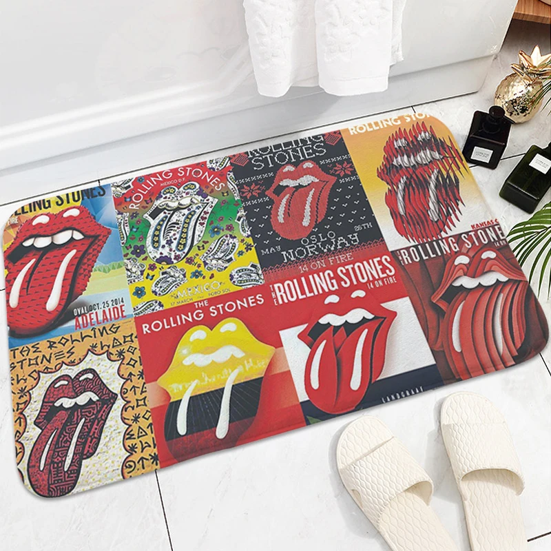 Hallway Porch Foot Mat Non-slip H-Rolling Stones Balcony Corridor Kitchen Rug Carpet Entrance of House Home Decor Items