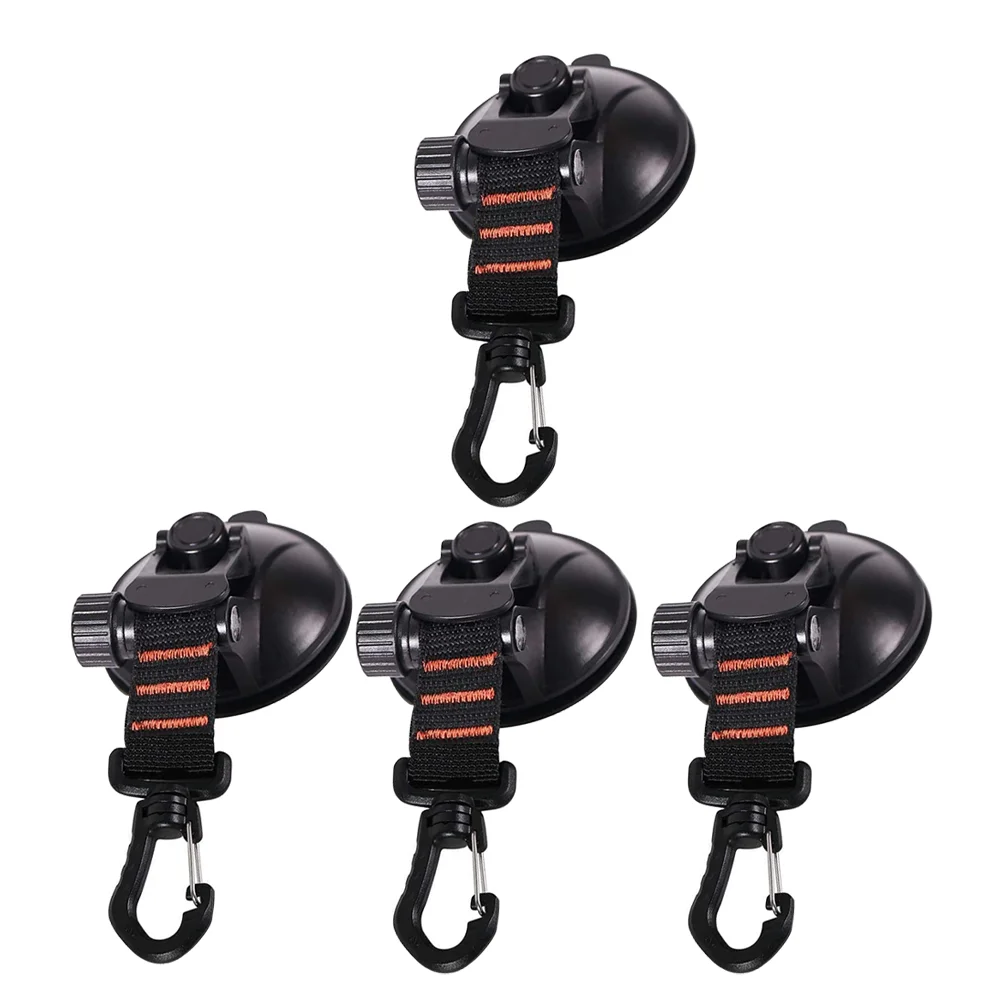 

4 Pcs Tent Suction Cup Anchor Camping Tents Vacuum Heavy Duty Multifunctional Sucker Hooks Outdoor Strong