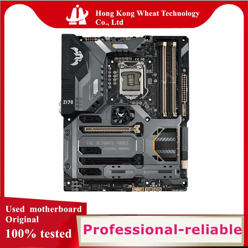 For Intel Z170 SABERTOOTH Z170 MARK 1 motherboard Used original LGA 1151 LGA1151 DDR4 64GB USB2.0 USB3.0 SATA3 Desktop Mainboard