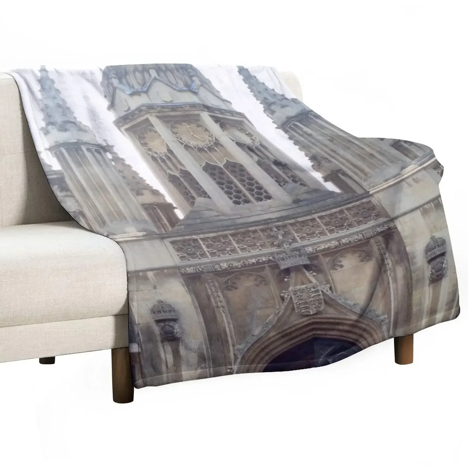 

New Kings College Cambridge Throw Blanket Fashion Sofas Luxury Warm Blankets