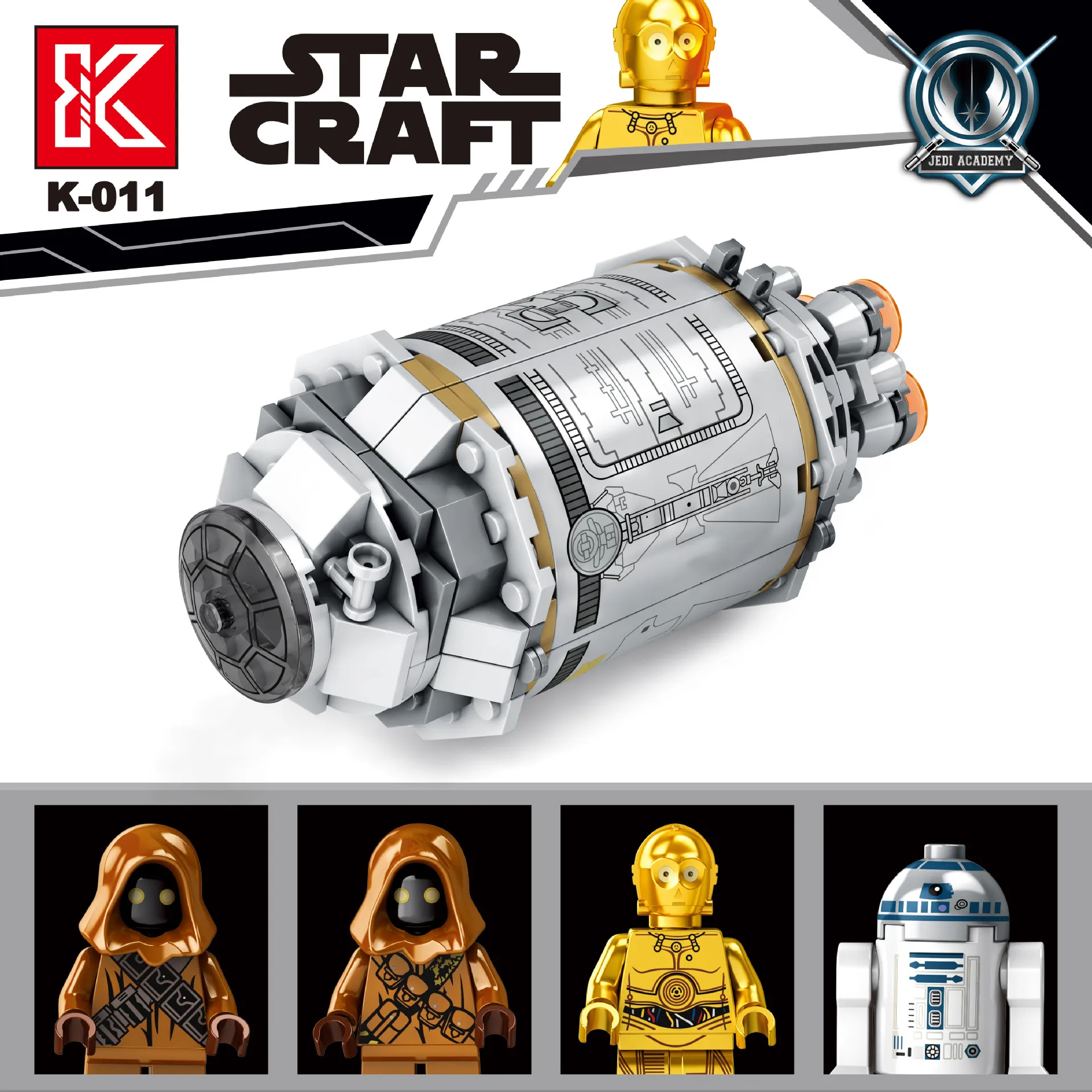 Star Wars Elite Klon-Trooper Angriffsroboter 9488 Bausteine Actionfigur Zusammengebautes Modell Spielzeug Sammlerstück Geschenk für Jungen