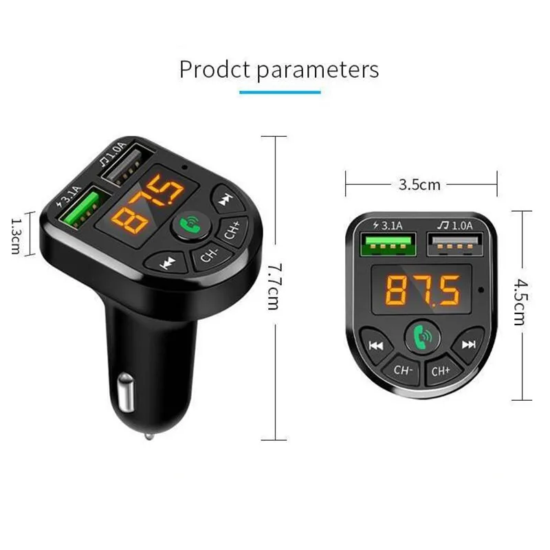 Car-styling Car Bluetooth Transmitter USB Charger For Opel Astra j h g Corsa d Insignia Astra Antara Meriva Zafira Corsa Vectra