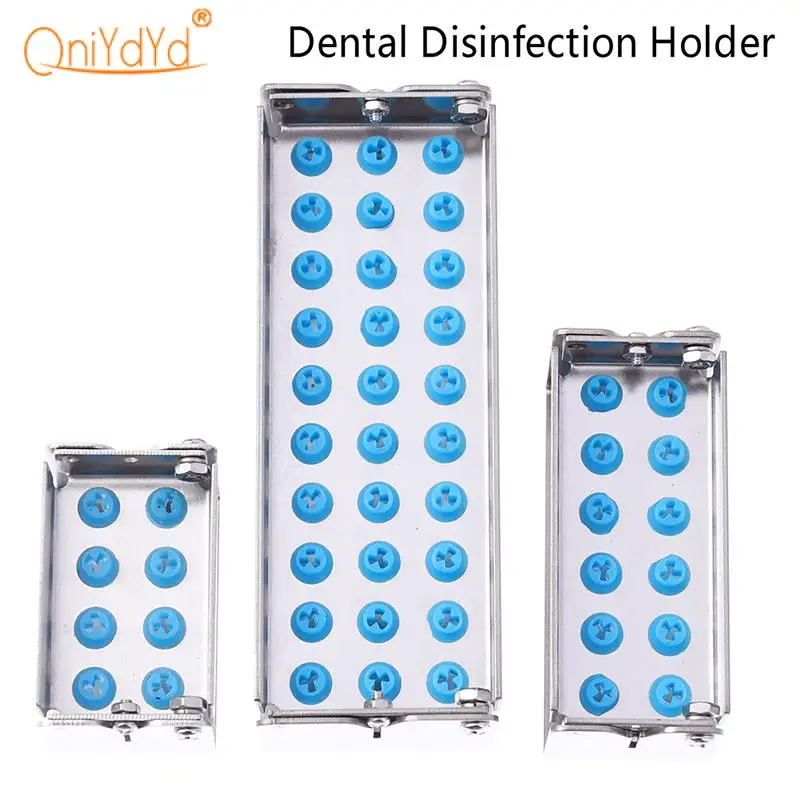 8/12/30 Holes Dental Bur Holder Autoclave Sterilizer Case Endo File Disinfection Box Organizer