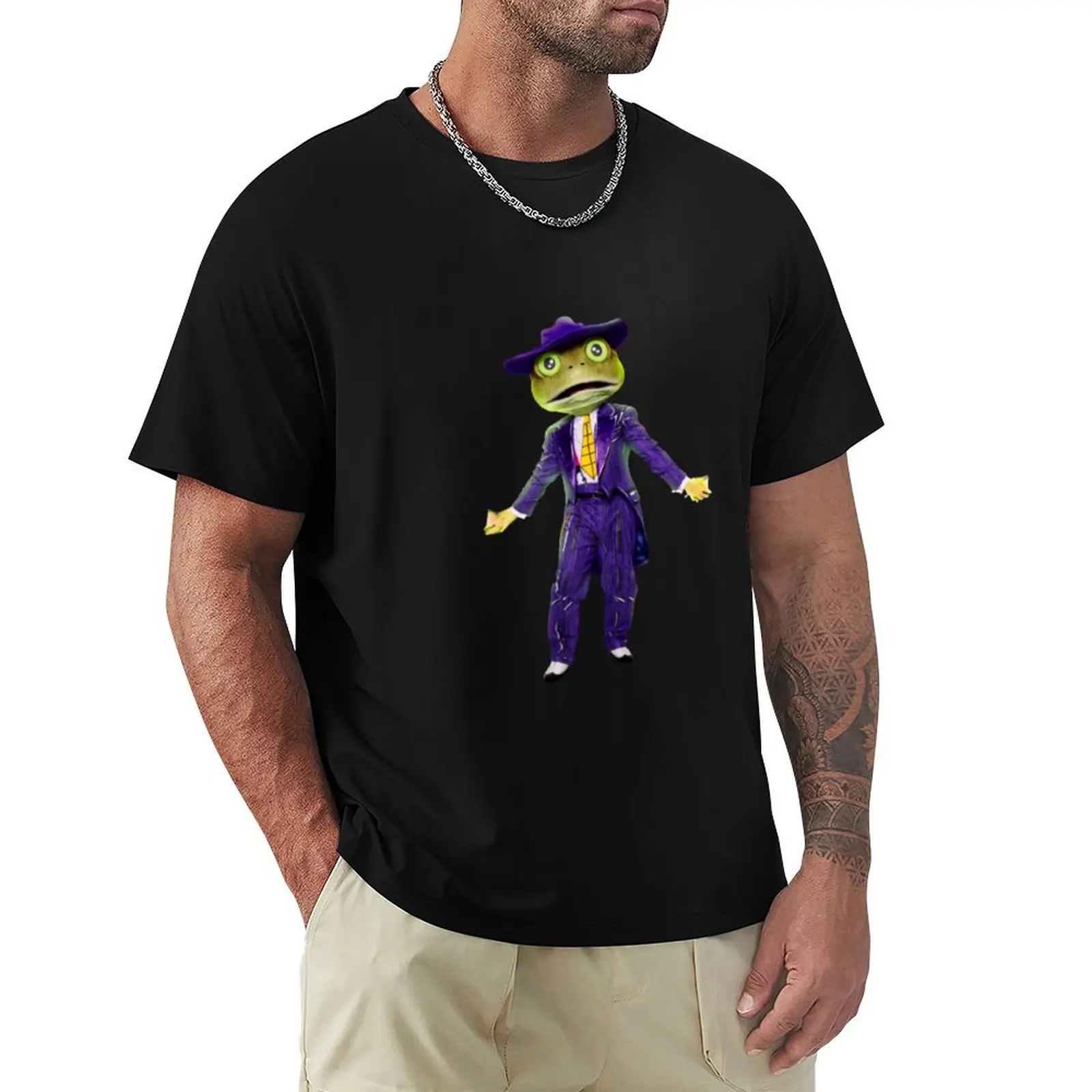 

Masked Singer US Season 3 Costume - Frog T-Shirt T-shirts man Blouse Personalized t-shirt sweat mens cotton t shirts