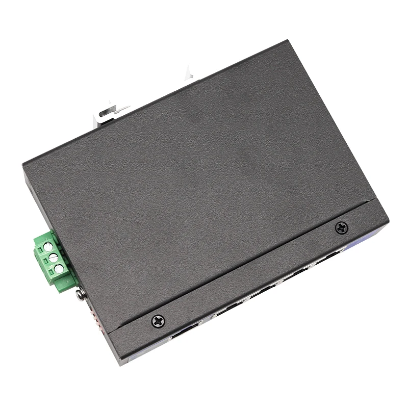 UOTEK 10/100/1000M 5-Port Unmanaged Industrial POE Ethernet Switch IEEE 802.3af/at Standard 48VDC Voltage Input UT-6405GCA-POE