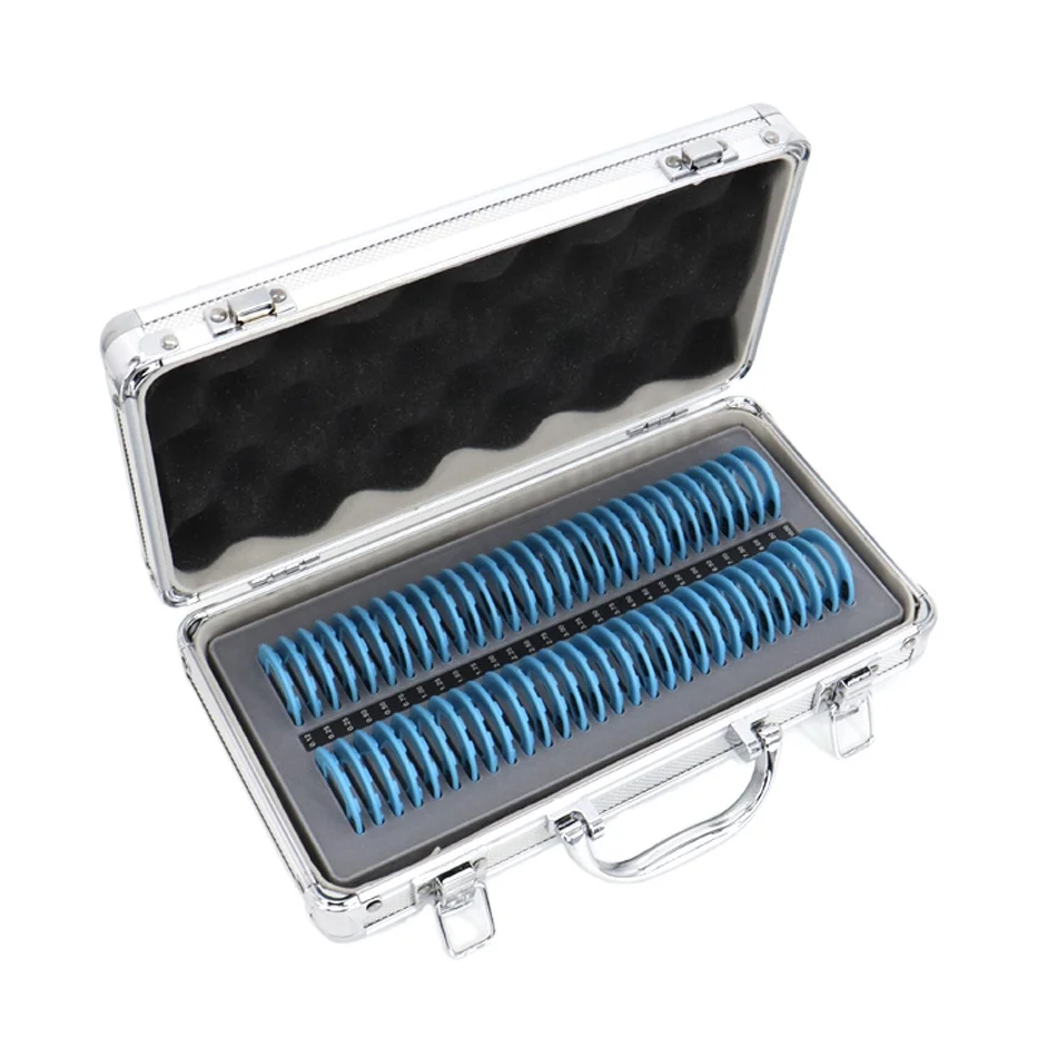 AIST 58pcs Ophthalmic Instruments Loose Prism Set For Optometry With Aluminium Case Prism Bar