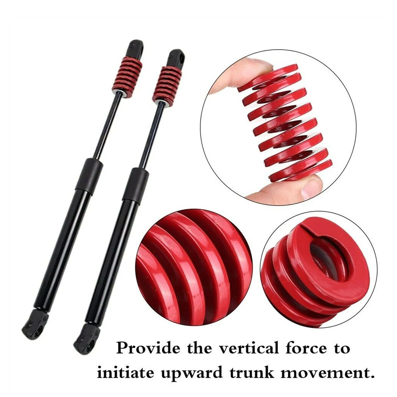 2PCS Trunk Tailgate Compression Die Springs Trunk Tailgate Strut Support Spring 25mm OD Spiral Stamping Compression Spring