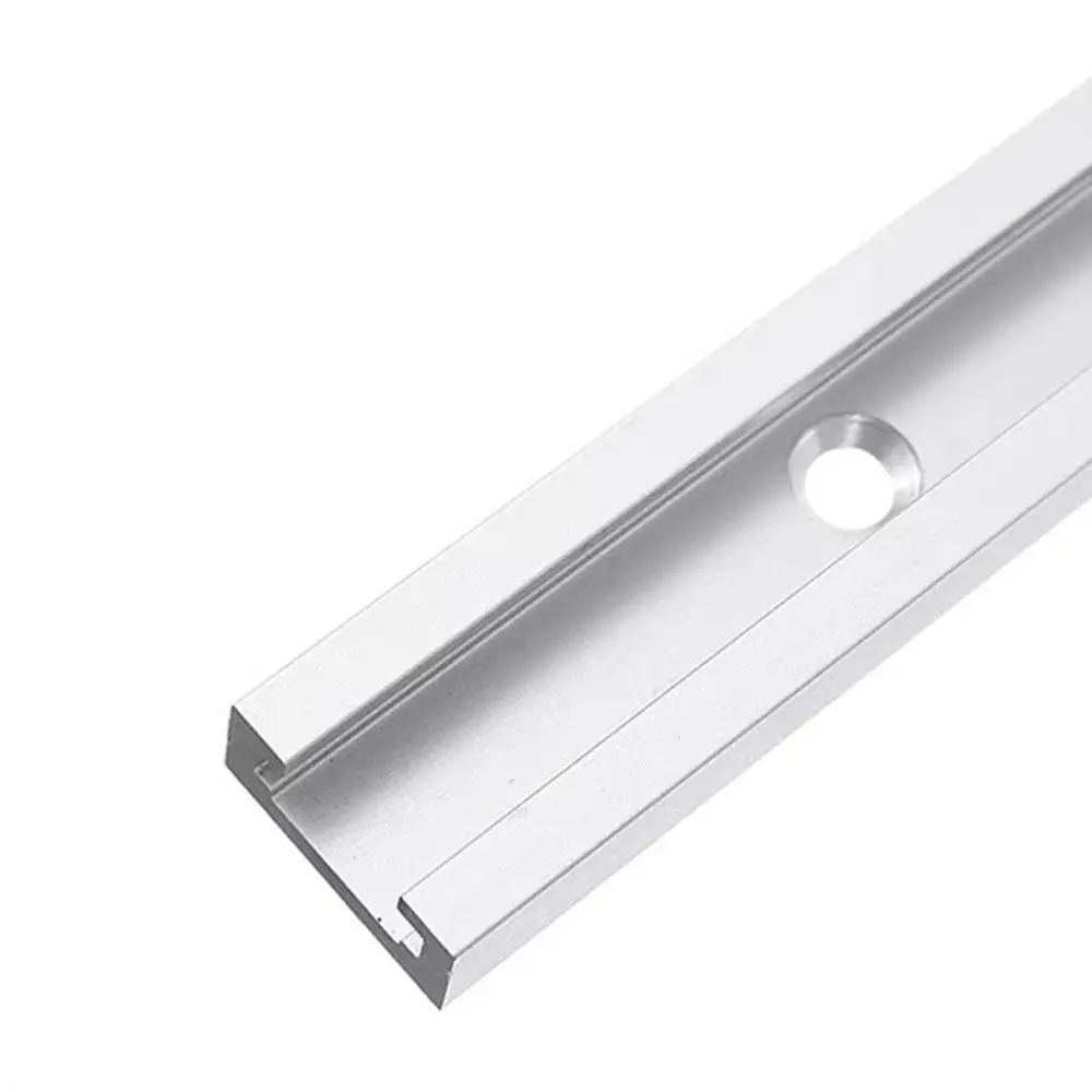 1Pc Slide Guide Rail T-Track Aluminium Alloy 300-600mm T-Slot Track T Slider Fixture Slot Slide 19 Type 19x9.5mm