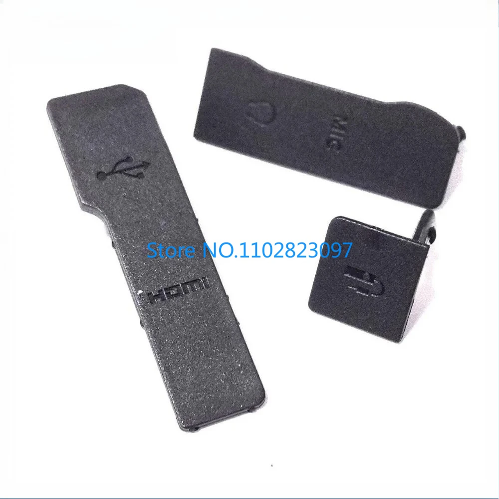 3 pezzi/set porta USB in pelle per fotocamera laterale in gomma per accessori di riparazione Canon R6