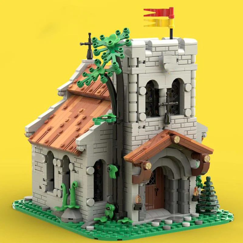 

1449PCS MOC-153931 Medieval Knights Church Castle DIY Model Building Blocks 10305 Architecture Bricks Creat Toys for boys gifts