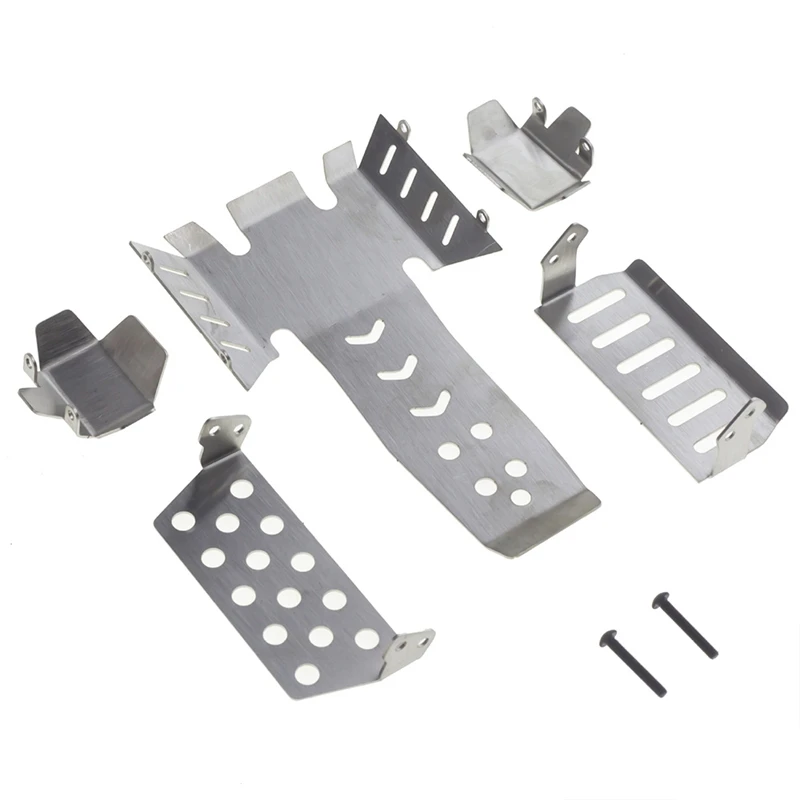 Stainless Steel Chassis Armor Axle Protector Skid Plate For Vanquish VS4-10 Phoenix VS410 RC Crawler Car Upgrade Parts