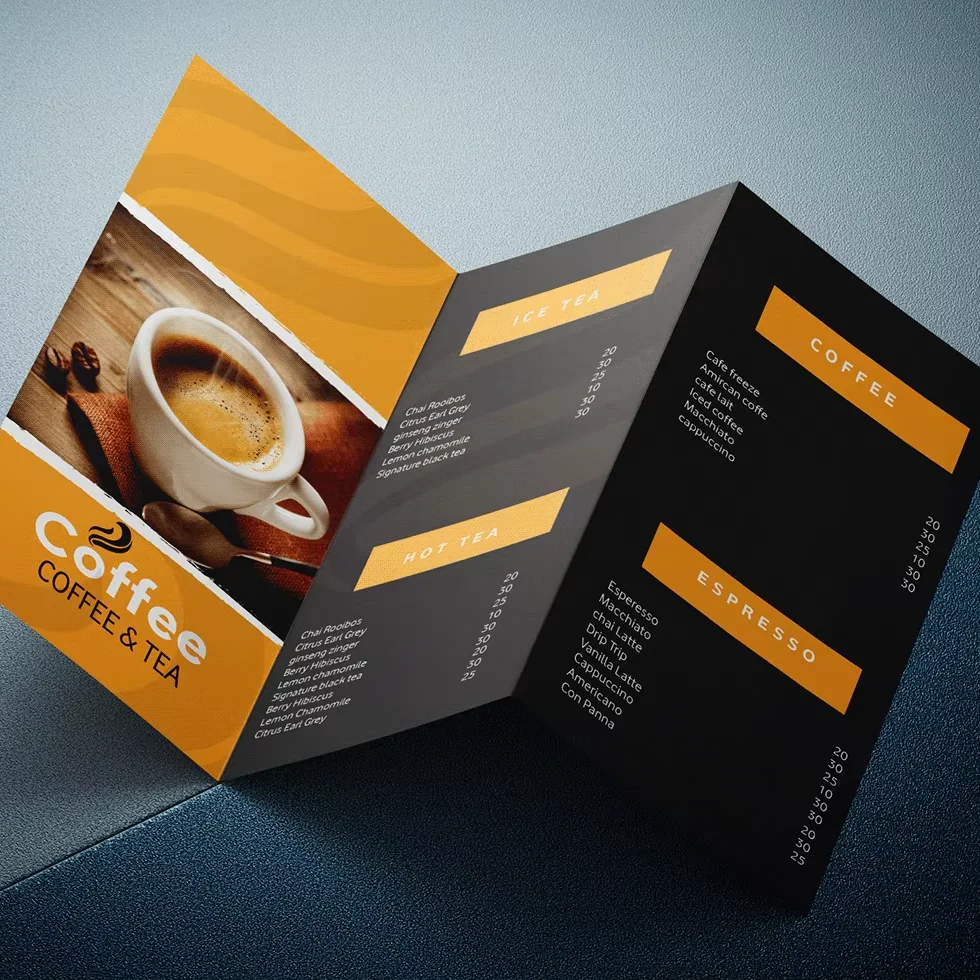 Commercial Printing Market - Flyer publicitaire personnalisé pour restaurant et