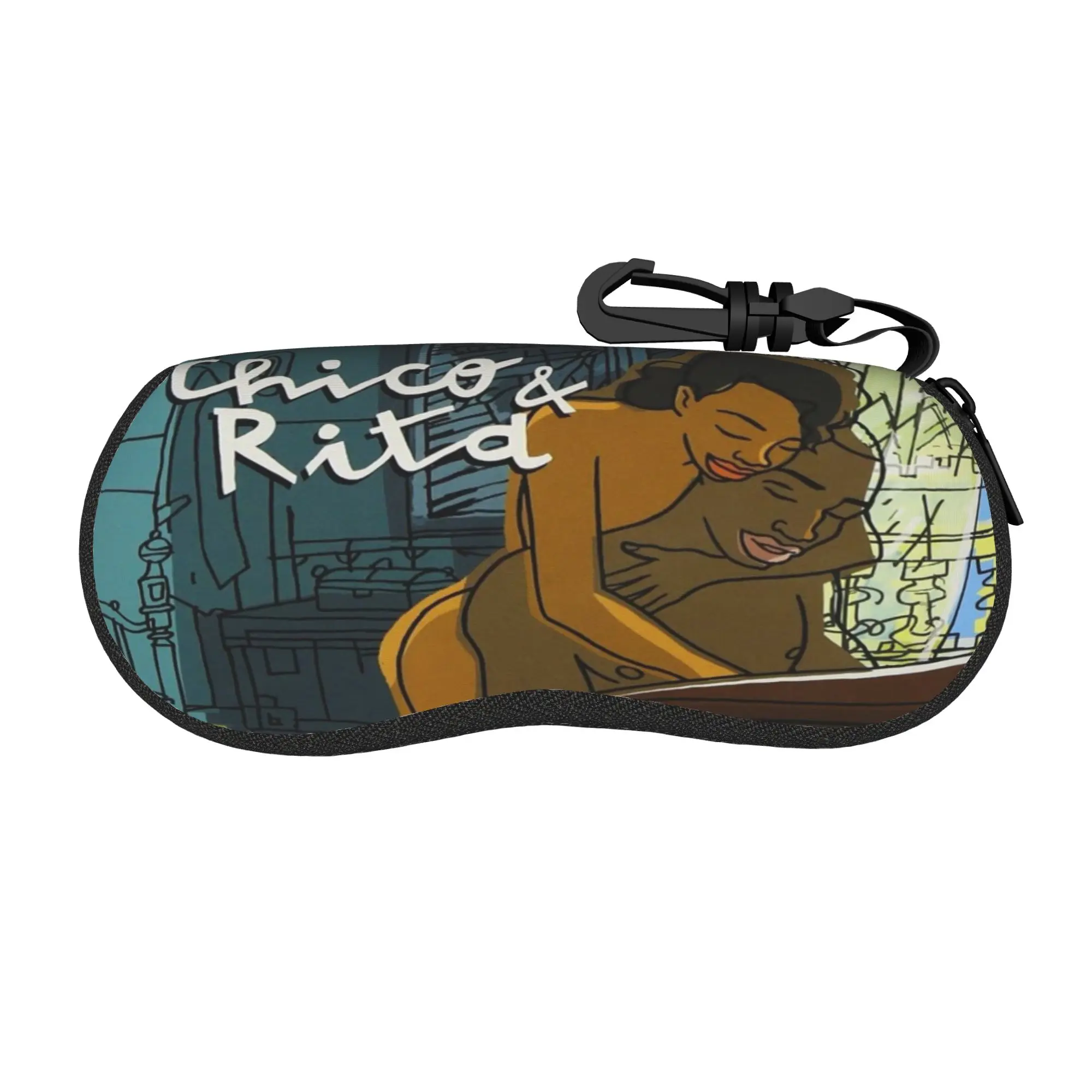 Harajuku Cartoon Glasses Case Chico & Rita Accessories  Box  Glasses Protector Cartoon Eyewear Container