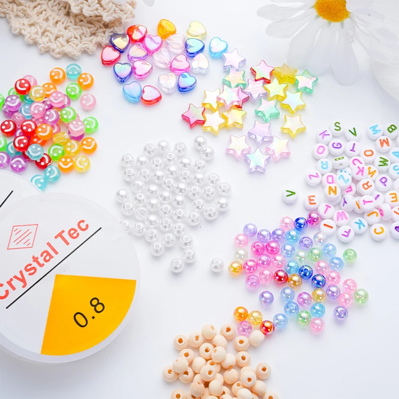 1930 قطعة الراتنج الملونة نمط عين الشر الخرز سوار صنع عدة الطين والأحرف الخرز لصنع المجوهرات DIY بها بنفسك اكسسوارات الحرف #5