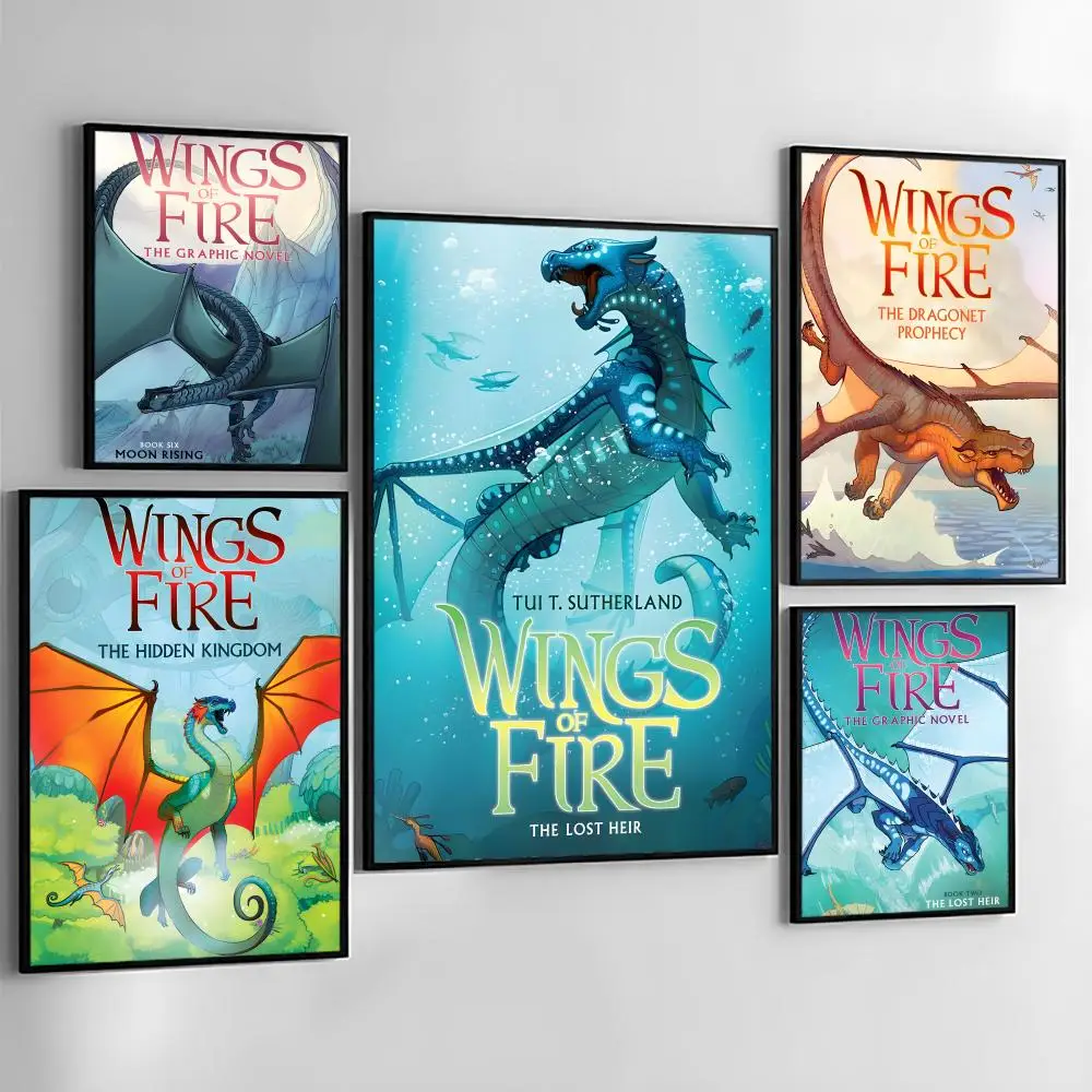 Novel W-Wings Of Fire Poster High-Quality And Affordable Wall Stickers For Dormitory And Living Room