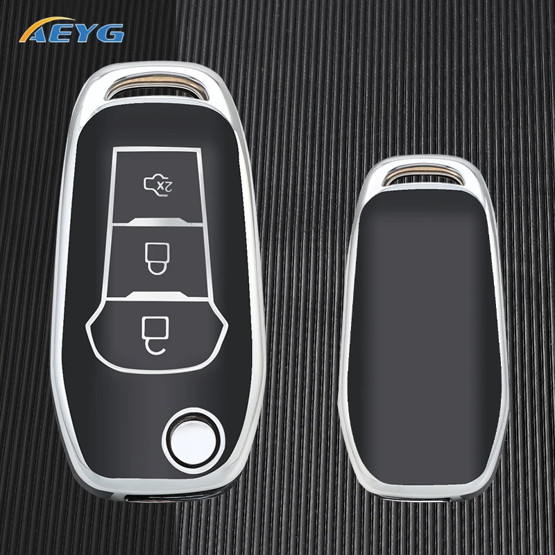 

TPU Car Remote Key Case Cover For Ford Ranger C-Max S-Max Focus 2 MK2 Galaxy Mondeo Transit Tourneo Falcon Territory Ecosport