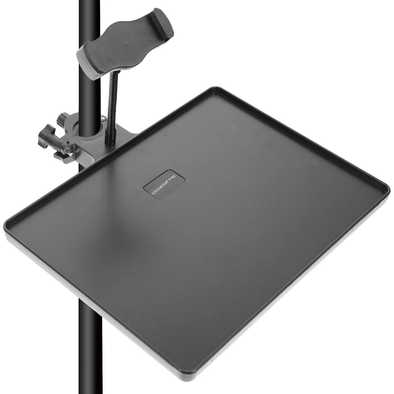 

Phone Live Streaming Holder Microphone Stand Tray Adjustable Clamp-On Rack For Sound Card Mobile Devices Live Broadcast