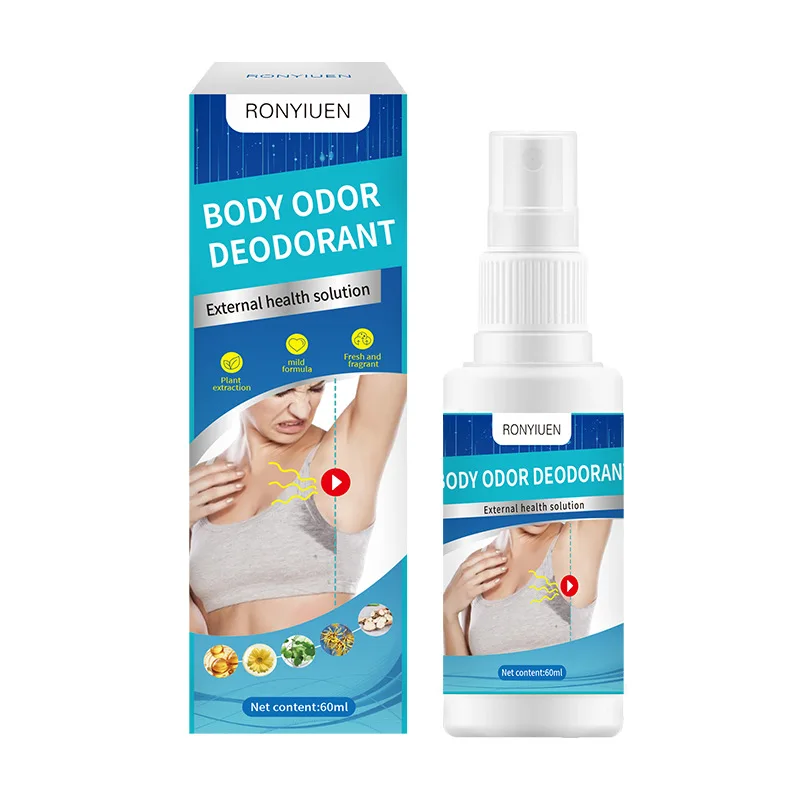 Body Odor Health Care Solution Soothes Sweat Odor and Armpit Odor Portable Light Fragrance Body Odor External Care Deodorant