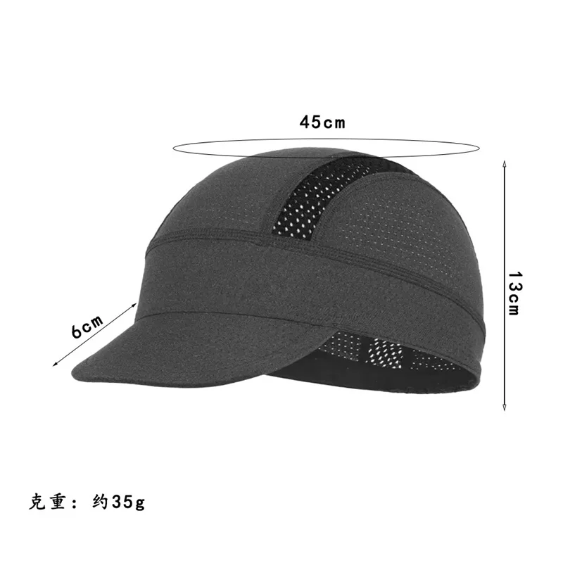 Sommer Schnelltrocknende Atmungsaktive Mesh-Golf-Baseballkappe Fahrrad-Unterhelm-Mütze Fahrrad-MTB-Hut mit Kleiner Krempe Schweißableitende Sportmütze – Detail 1