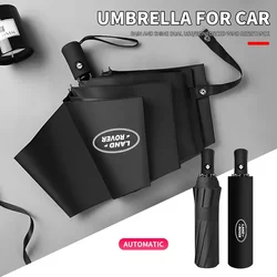 Car Automatic Folding Umbrella For Land Rover Discovery 2 3 4 Range Rover Freelander SV SVR Velar Evoque Car Accessories