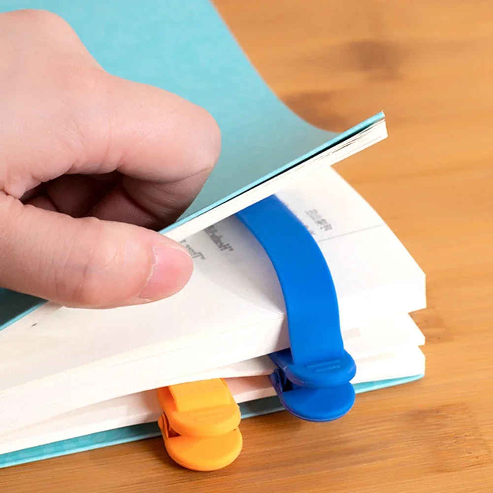 Silicone Bookmark Automatically Follows Page Flipping Read Bookmarks Clip Anytime Notebook Page Divider For Home School