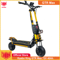 EU Stock Kaabo Wolf King GTR Max 72V 40Ah Samsung Battery Dual Motor 2*2000W Peak Power 13440W 12inch Kaabo Wolf King GTR Max Electric Scooter