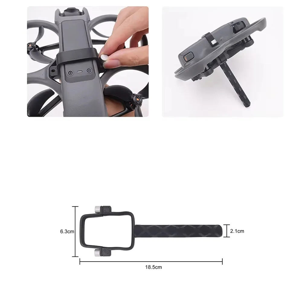

Shooting Stand for DJI Avata 2 Drone Handheld Stand Plastic Black