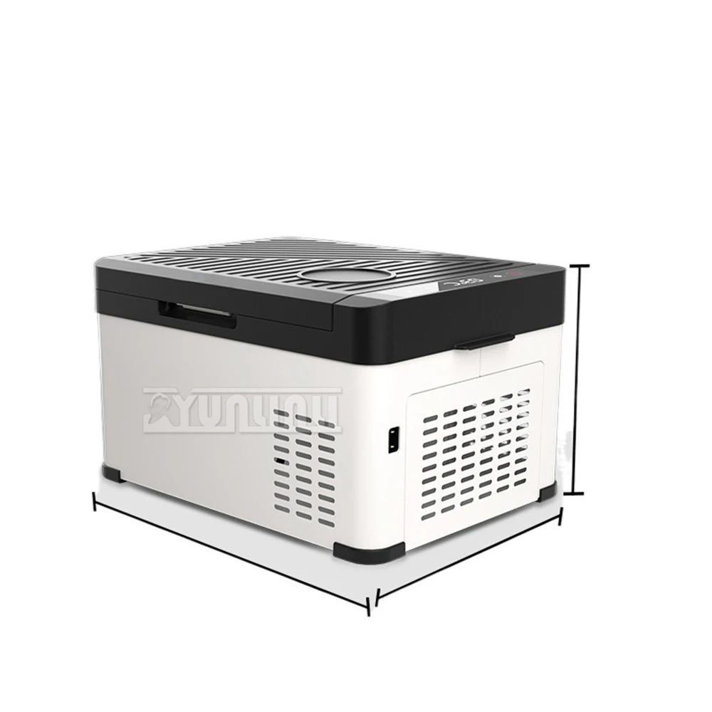 Geladeira para congelamento e preservação, portátil Compressor Cooler Box, refrigerador do carro, 12V, 18L