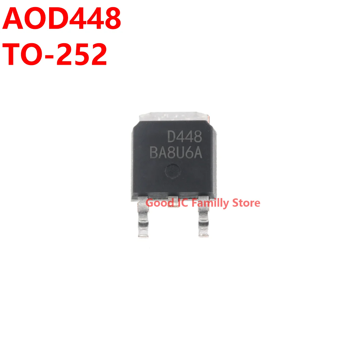 10PCS AOD448 TO-252 D448