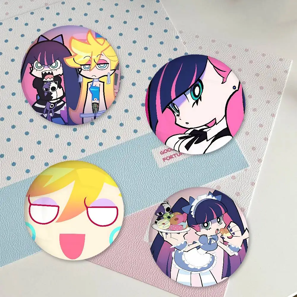 P-Panty And S-Stocking With Garterbelt Badges Creative Tinplate Button PinsBrooch Creative  Badge Clothes Gift For Kids Friends