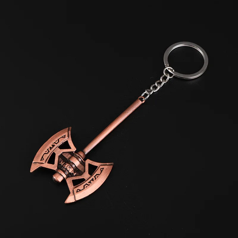 Avengers: Loki, Thor's Hammer, Small Pendant, Creative Metal Keychain for Film and Television Periphery