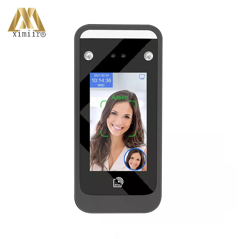 AI06 Visible Light QR Code Smart Access Control Time Recording Device Face Recognition Time Attendance Machine