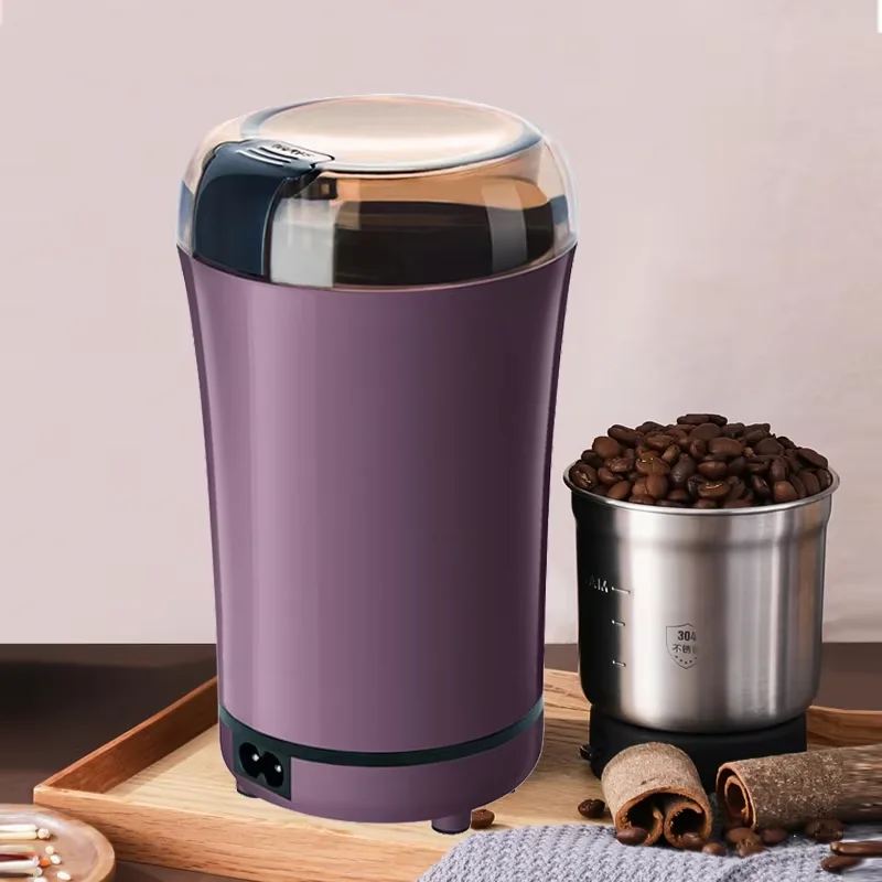 Electric Coffee Grinder Stainless Steel Nuts Beans Grains Mill Herbs Grinding Machine Multifunctional Coffee Bean Grinding Home