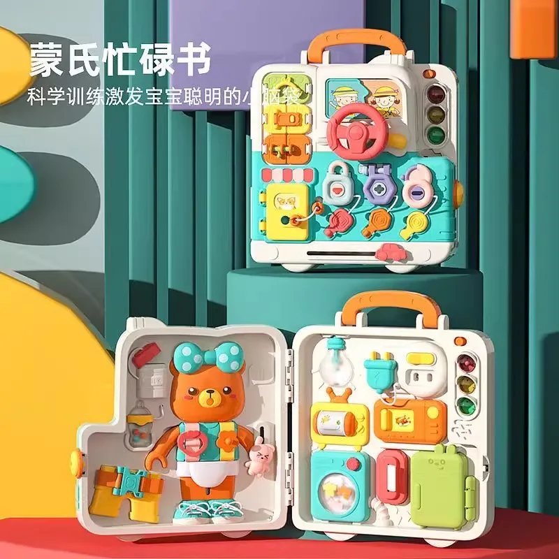 

In Stock Busy Board Enlightenment Toys Surprise Action Training Children'S Steering Wheel Birthday Christmas Gifts For Friends