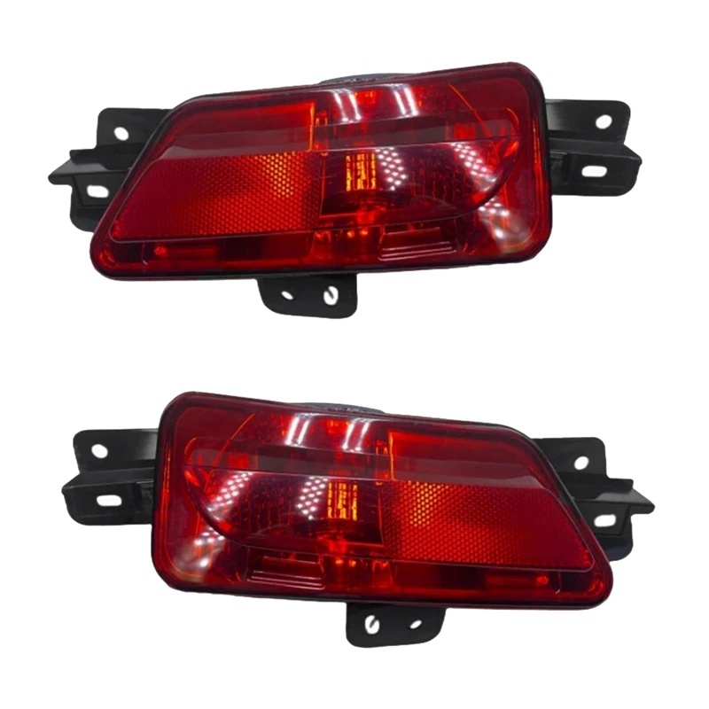 

1 пара, задние противотуманные фонари для Peugeot 9802345580 9802345680-408, задние фонари без лампочек