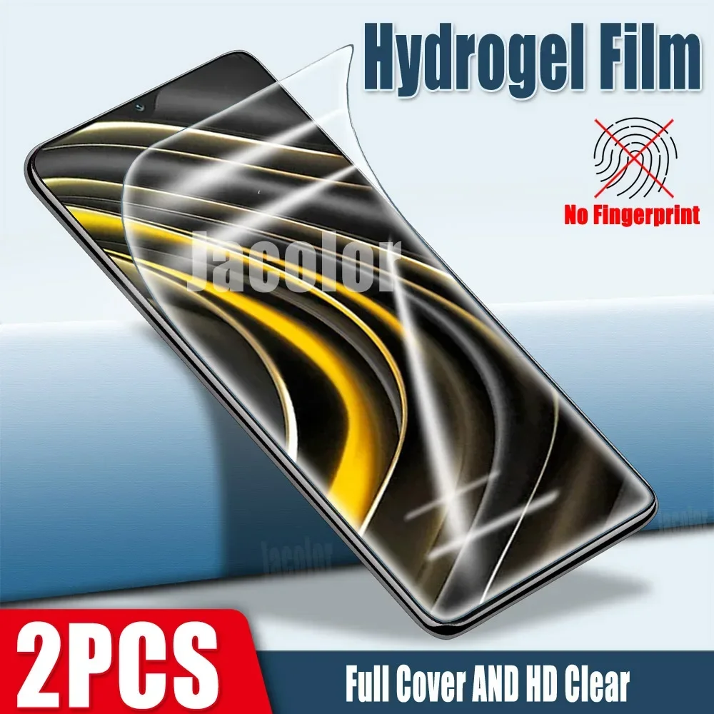 

2pcs Soft Hydrogel Film For Xiaomi Poco M4 M3 Pro 5G Phone Screen Protector For Xiao Mi PocoM4 PocoM3 M 3 4 3Pro 4Pro Water Gel