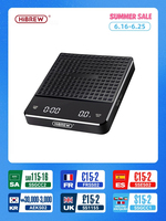 HiBREW Hand coffee timing electronic scale Weighing,Timing,Countdown professional electronic scale