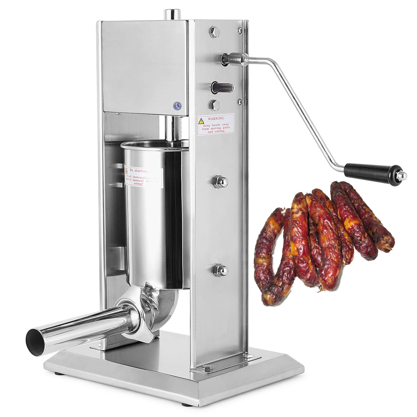 Sausage Stuffer Sausage Maker 15L Vertical Meat Stuffer Stainless Steel