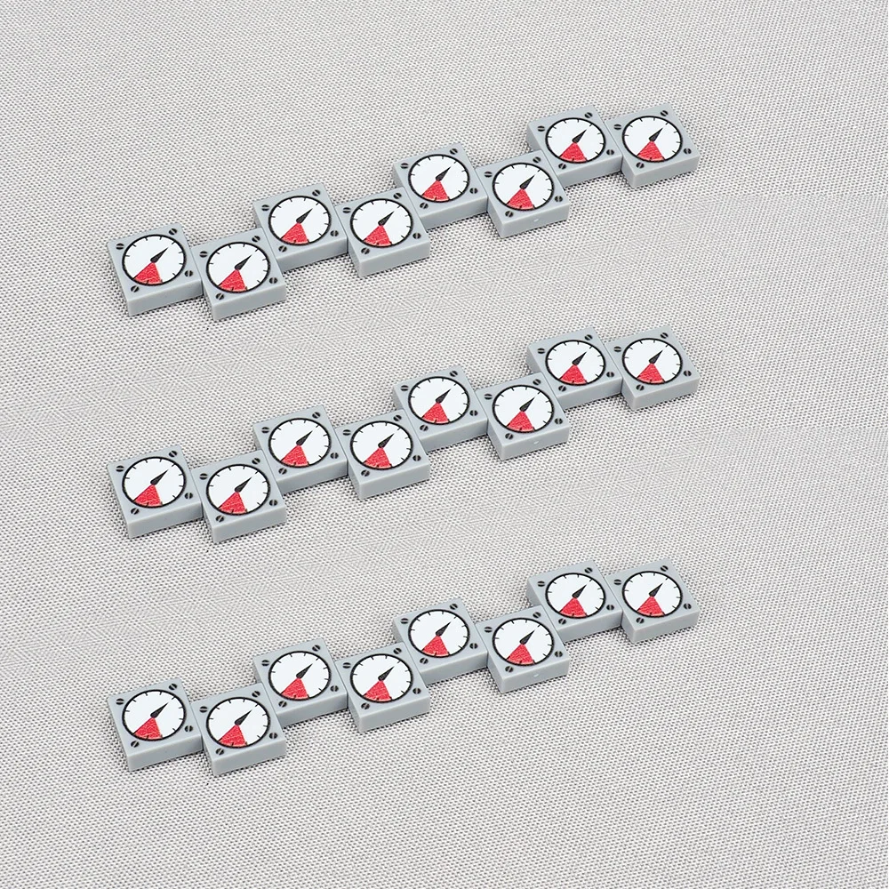 MOC 10PCS Part Bricks 3070 Screw Head Pointer Instrumen Pattern Building Blocks Vehicle Car Machine Compatible Accessories Gifts