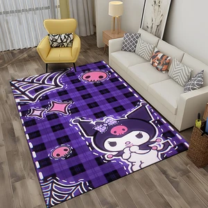 SANRIO Kuromi Animationsbereich Teppich, Wohnzimmer Teppich, Schlafzimmer, Sofa, Türmat, Küchendekoration, Nicht -Slip -Teppich, Mandala 10 Hauptverkäufe Mandala Teppich - №8