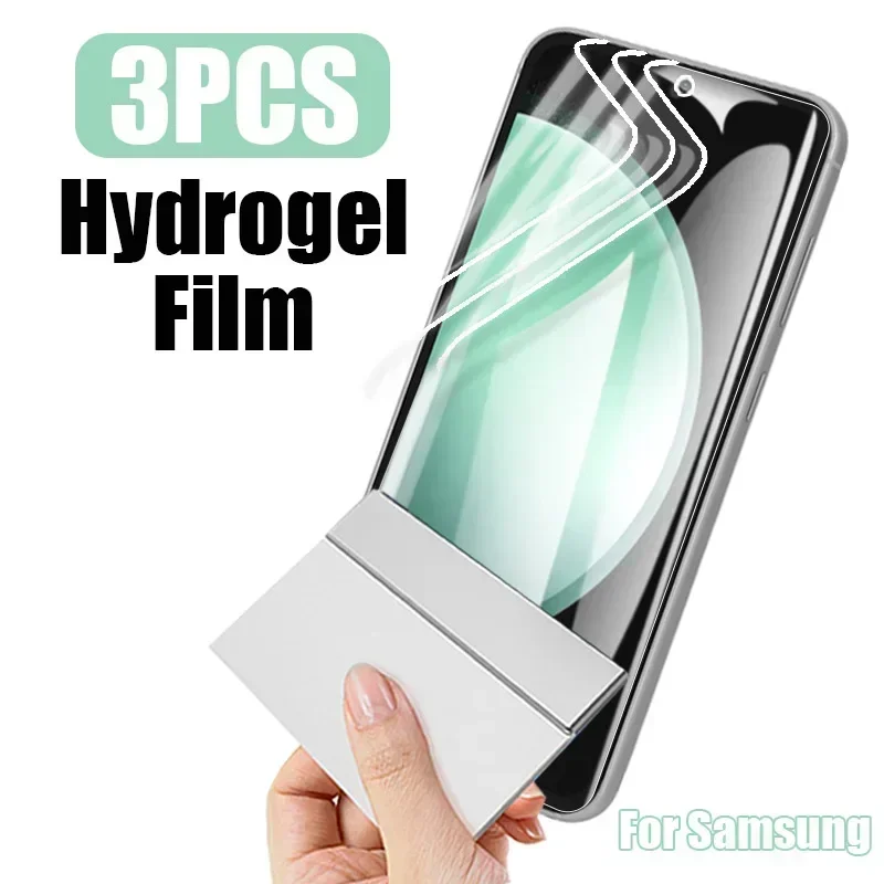 3PCS Hydrogel Film for Samsung A35 A55 A15 A25 A52 A14 A54 A34 A53 A33 A13 A32 A52S 5G S24 S23 S22 S21S20 Ultra Screen Protector