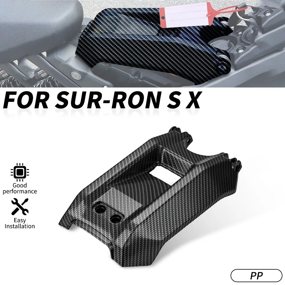 Cubierta Protectora de Batería con Patrón de Fibra de Carbono para Sur-Ron S X E-bike, Accesorios Duraderos para Motocicleta, Piezas para Motocross