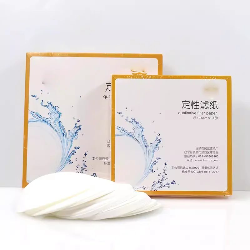 100Pcs/pack Lab Cotton Fiber Qualitative Filter Paper 7cm/9cm/11cm/12.5cm/15cm/18cm with Fast/Medium/Slow Speed - Image 3